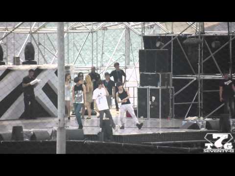 121123 first part of special stage dance battle rehearsal