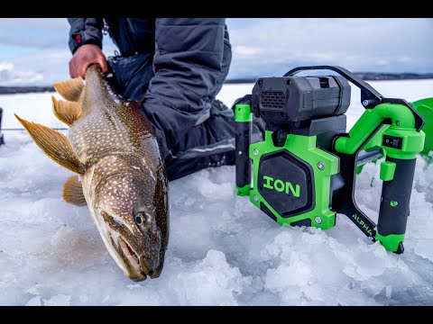 The all new Ion Alpha Plus ice auger!
