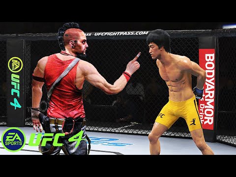 💥 UFC4 Bruce Lee vs Vaas Montenegro UFC 4 - Super Battle 💥