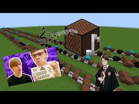 Minecraft: Harry Potter in 99 seconds with Note Blocks