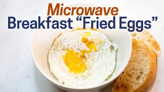 Microwave "Fried Eggs" Breakfast