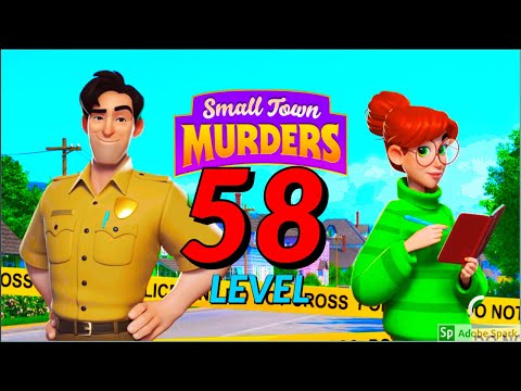 Small Town Murders : Match 3 Crime Mystery Stories Level 58 gameplay android ios new best game