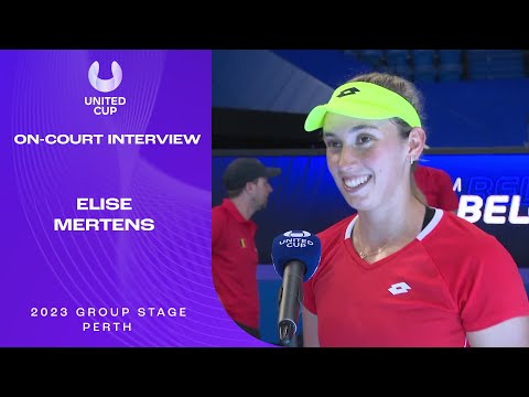 Elise Mertens On-Court Interview | United Cup 2023 Group A