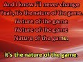 Christopher Cross - Nature Of The Game (karaoke)(by request)