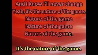 Christopher Cross - Nature Of The Game (karaoke)(by request)