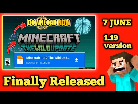 Minecraft latest version 1.19 update released || The wild update || 7 June || mediafire link|| mcpe
