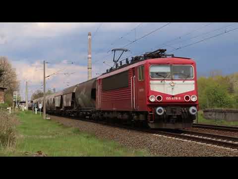 111 111, 155 078, 159 222 und viele weitere interessante Züge in Leipzig