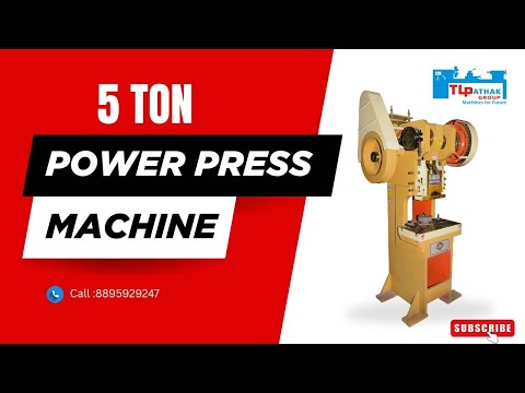 C Type Power Press Machine Capacity 5 Tons