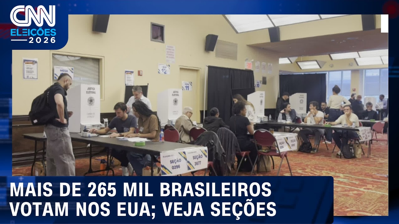 Eleições 2026: veja o 1° turno das eleições brasileiras direto dos EUA | CNN ELEIÇÕES