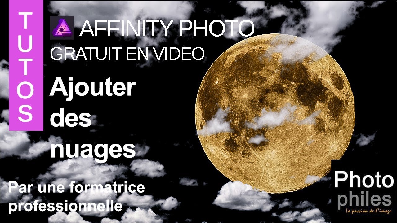 Ajouter des nuages dans le ciel avec Affinity Photo