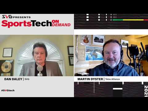 Putting Intercom in the Cloud with Telos Infinity VIP - Martin Dyster SportsTech On Demand Interview