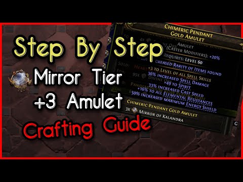 ✔ [POE 2] How To Craft + 3 MIRROR Tier Amulet - Detailed Guide - Path Of Exile 2
