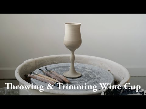 11  How to Throw and Trim a Pottery Footed Wine Cup | Shape 2