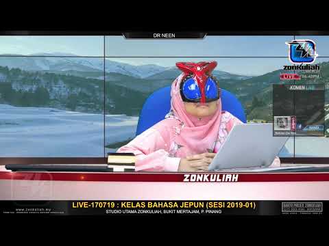LIVE-170719 : Siaran Percubaan - Kelas Bahasa Jepun