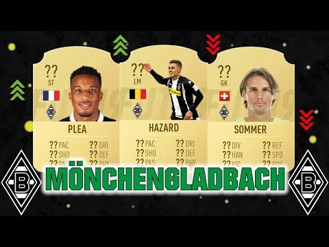 FIFA 19 | BORUSSIA MÖNCHENGLADBACH PLAYER RATINGS 😳💯| FT. HAZARD, PLEA, SOMMER... etc