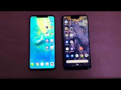 Huawei Mate 20 Pro VS Google Pixel 3XL Speedtest & Benchmark & Screen test