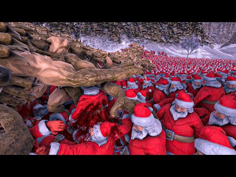 9000 Werewolfs VS 18000 Santas  - Ultimate Epic Battle Simulator 2 . UEBS 2