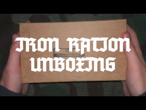 Unboxing a WW2 German Iron ration