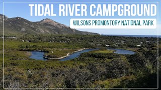 オーストラリア人気のキャンプ場ウィルソンズプロモントリー国立公園 Tidal River  Campground-Wilsons Promontory National Park, Australia