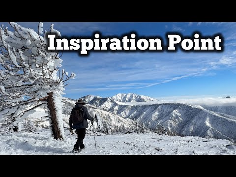 Hiking to inspiration point in Wrightwood California