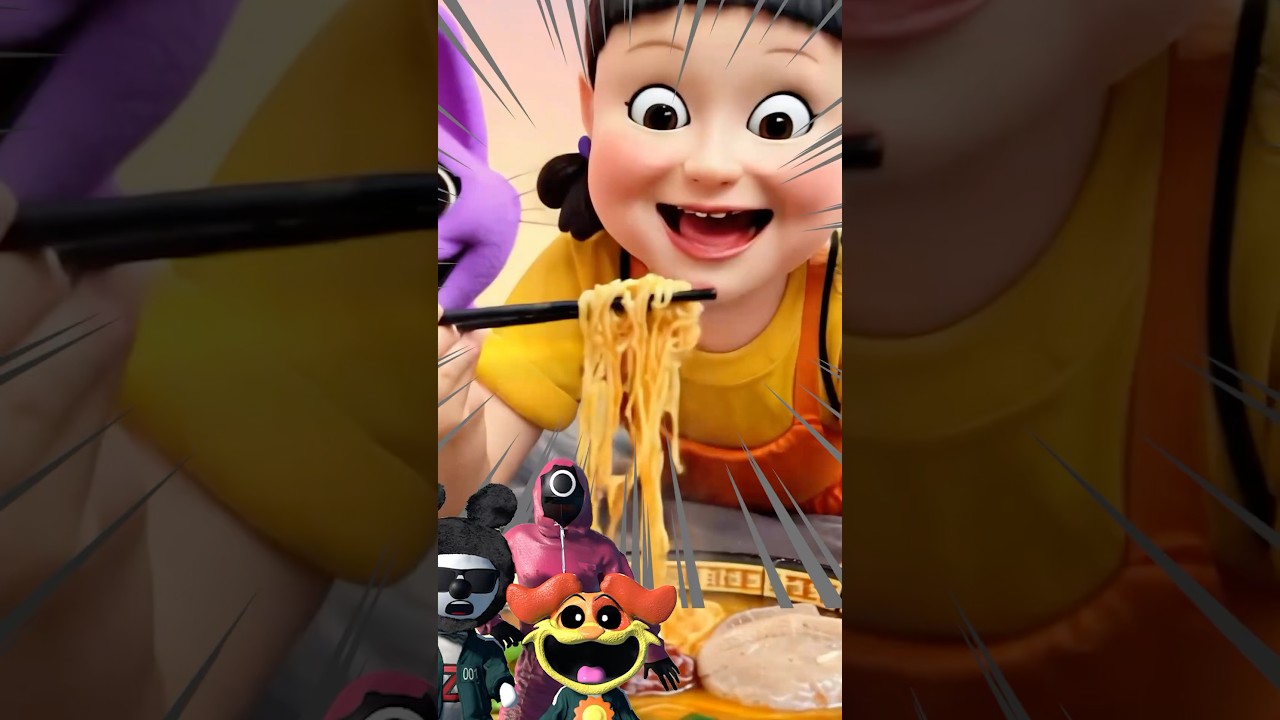 Squid Game AI Edible Ramen ASMR #squidgame #squidgame2 #ai #asmr