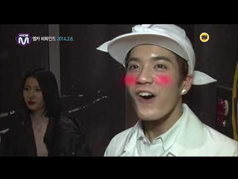 SUNMInionSubs 140313 Sunmi & BTOB's Peniel Cut @ Mnet Entertainment News MCountdown Behind