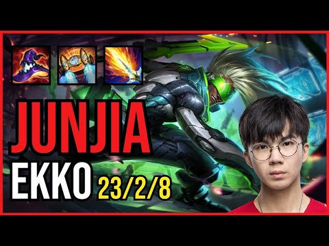 JUNJIA - EKKO vs. NIDALEE Jungle | KR CHALLENGER | PATCH 10.25