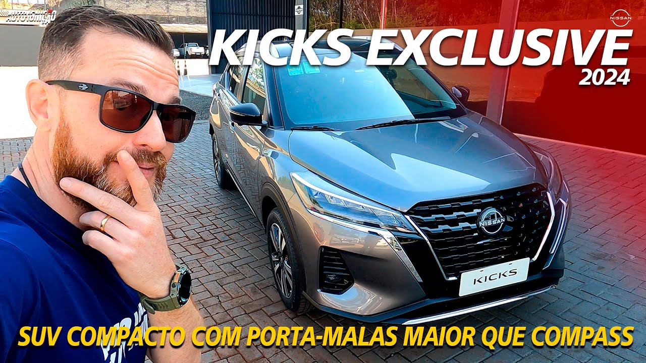 NISSAN KICKS EXCLUSIVE 2024 - Versão Top Agora Mais Barato!