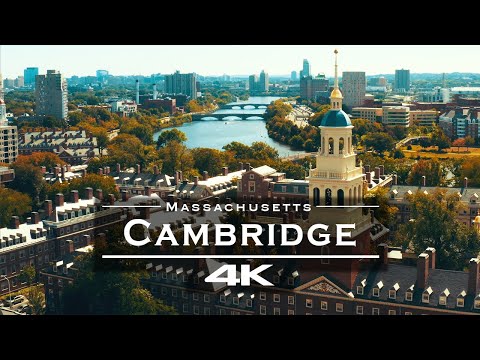 Cambridge, Massachusetts - USA 🇺🇸 - by drone [4K]