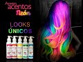 Acentos Neon Anven- Tinte Semipermanente que brilla en la oscuridad