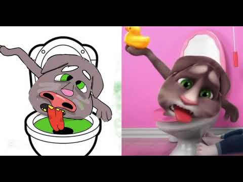 Laugh with My Talking Tom 2 Funny Drawing Meme -Try not To laugh 😂😂