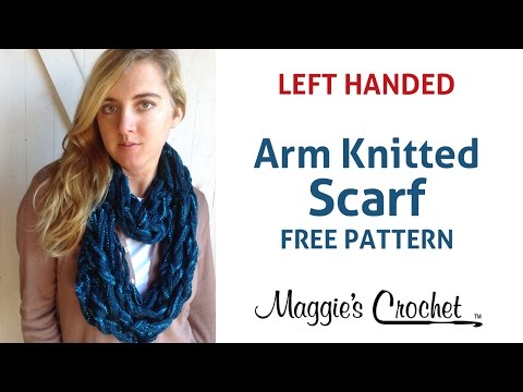 Starbella Flash Arm Knitted Scarf - Left Handed