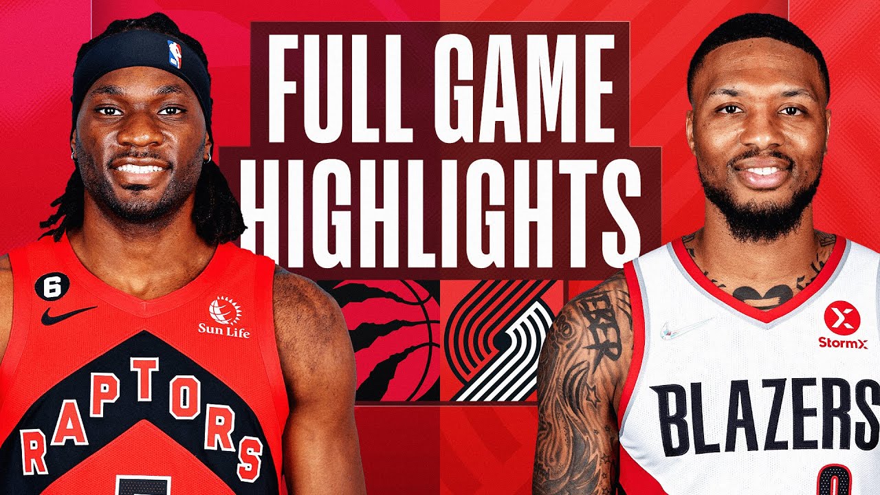 RAPTORS at TRAIL BLAZERS | FULL GAME HIGHLIGHTS | January 28, 2023