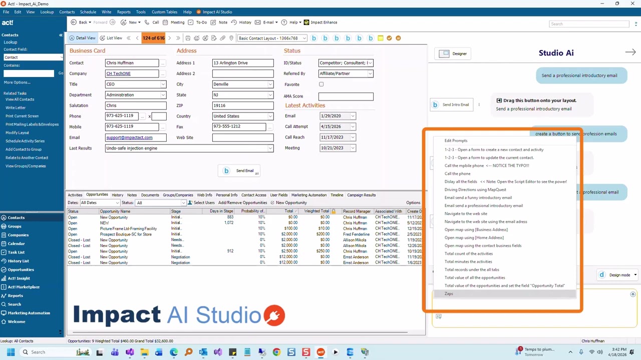 Impact AI Studio video preview