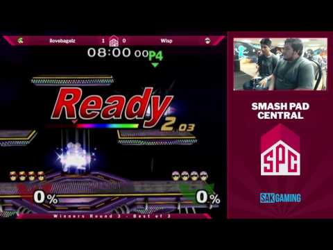 SPC 64 WR3 - ilovebagelz (Luigi) vs Wisp (Captain Falcon)