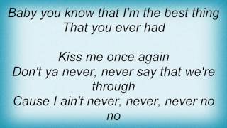 Alexia - I Never Loved A Man Lyrics