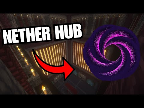 Electro Demon - I Built A EPIC HUGE Nether Hub In Minecraft HARDCORE!