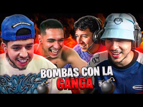 BOMBAS PELIGROSAS CON TODA LA GANGA 😂 ¿WEST LO TIENEN AMARRADO? | Samulx