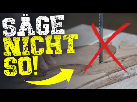 Vermeide diese 5 Fehler beim Umgang mit einer Bandsäge!