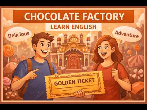 The Chocolate Factory Tour 🎫 | Learn English with a Story