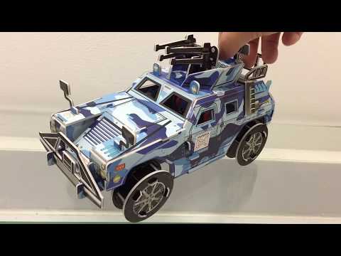 DIY Miniature Warrior Assault Vehicle ~ 3D Super Puzzle