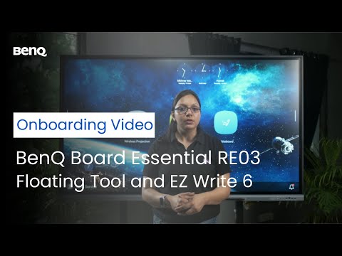 BenQ Board Essential Floating Tool and EZ Write 6 Whiteboard Essentials Video