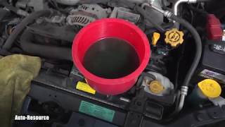 Subaru how to bleed air from cooling system