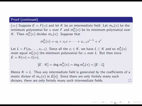 image-Is a simple extension algebraic?