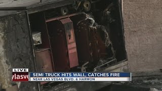 Crash sends plume of smoke over Las Vegas Strip