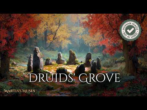 Druids' Grove in Autumn Ambience and Music 🐿️🍂🦌 fantasy music with ambient sounds of a sacred forest