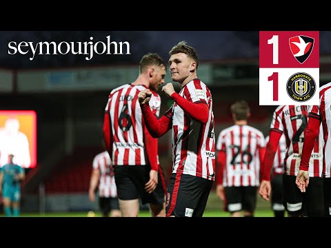 Match Highlights: Cheltenham Town 1-1 Harrogate Town - Presented by Seymour John