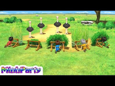 Wii Party U Minigames Gameplay Battle of the Minigames #1 @MINH PARTY U