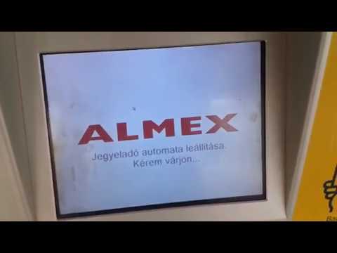 Volánbusz jegykiadó automata frissítése