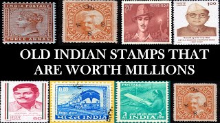 50 RARE INDIAN STAMPS DURING BRITISH RAJ / INDIAN OLD STAMPS COLLECTION / POSTAGE STAMPS